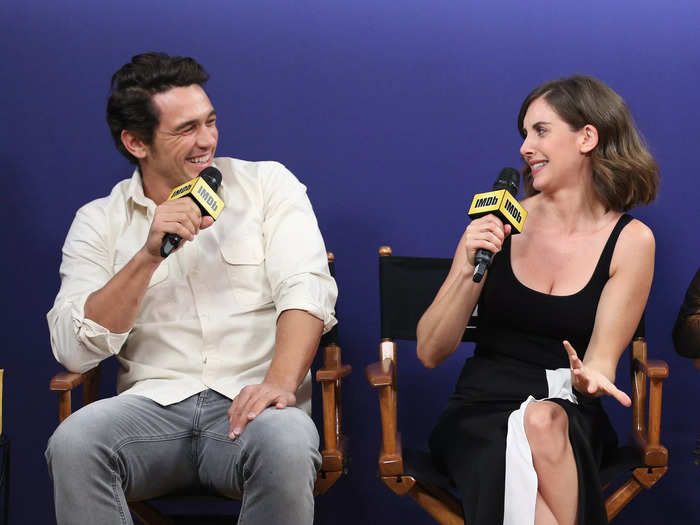 Alison Brie praised her brother-in-law James Franco