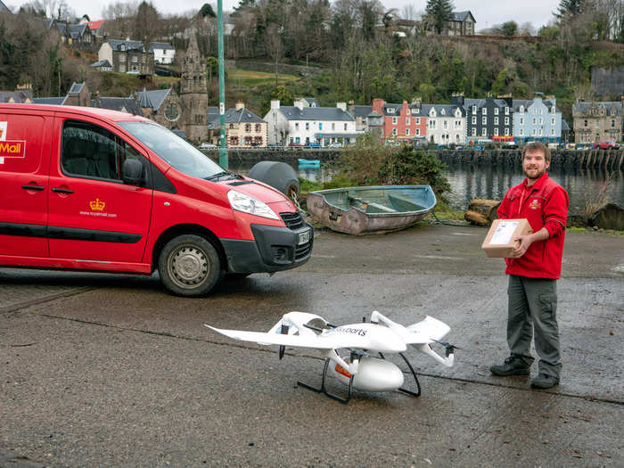 Alex said the company selected the Argyll & Bute Region in Scotland to pilot the drones because the harsh coastline, as well as the remoteness of the area, causes delays in testing when medical samples are transported via the roads.