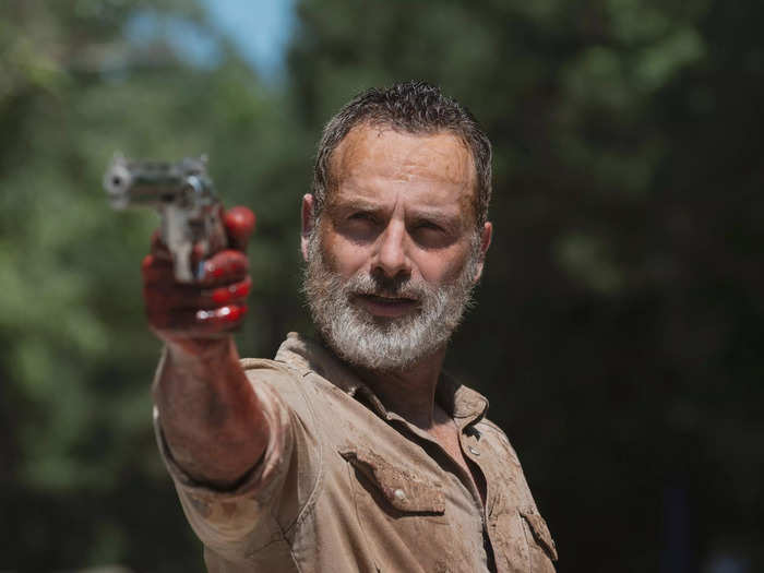 And, of course, is Rick going to make an appearance on the final eight episodes of "TWD"?