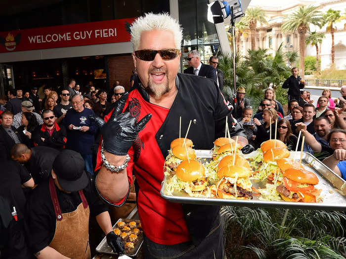 Guy Fieri is one of the Food Network