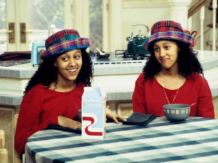 Tia and Tamera Mowry played long-lost twins on the sitcom "Sister Sister."