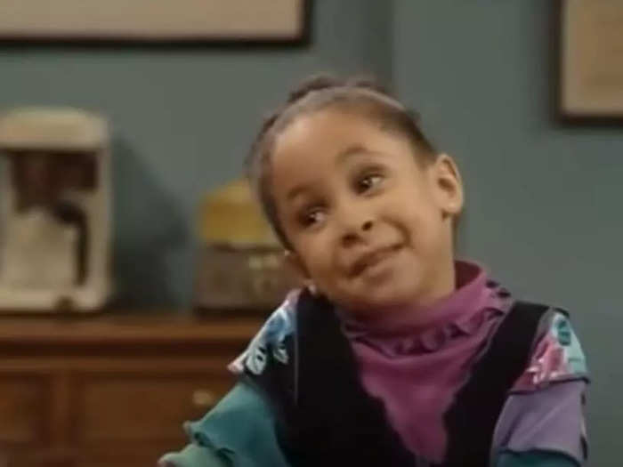 Raven-Symoné played Olivia Kendall on "The Cosby Show" from 1989 to 1992.