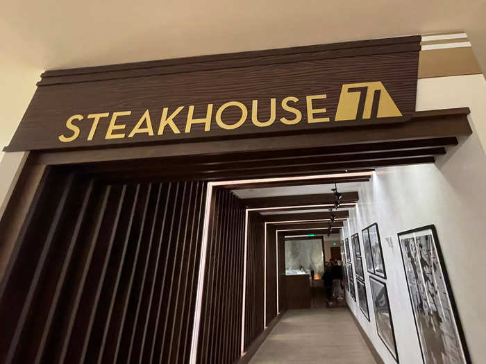 Steakhouse 71 is located at Disney