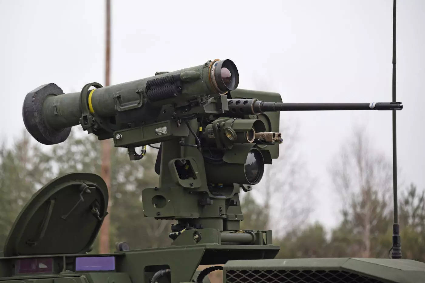 Army Stryker CROWS Javelin missile