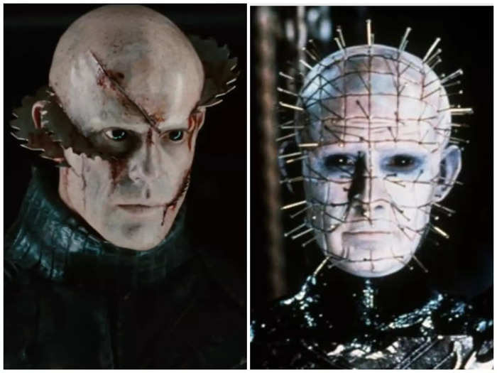 The Hell Lord, who is credited as Fornicus, Lord of Bondage and Pain, looks like he could be the cousin of "Hellraiser" villain Pinhead.