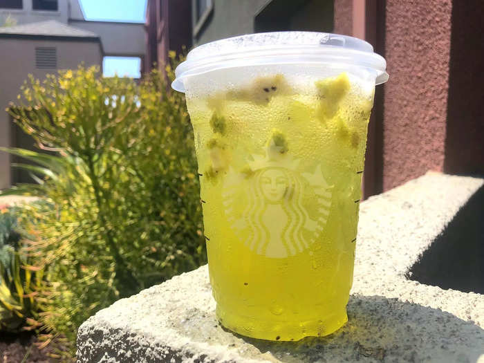 In 11th place is the Kiwi Starfruit Starbucks Refreshers.