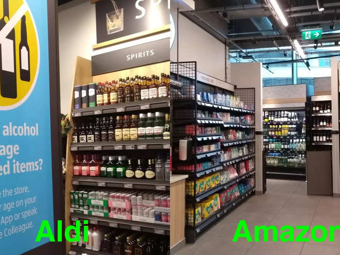 The stores used very different methods to verify alcohol purchases – but Aldi