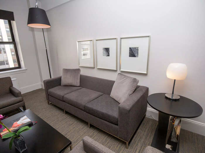 The large one-bedroom suites have all the furnishings and amenities to create a "home away from home" environment.