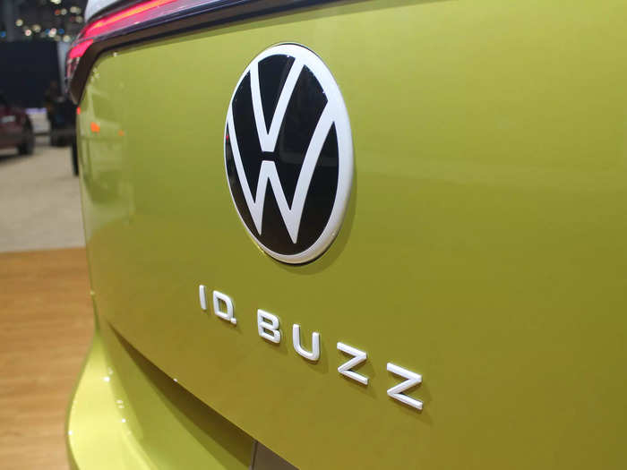 VW showed off the ID.Buzz this week at the New York International Auto Show, where we got up close and personal with the funky van.