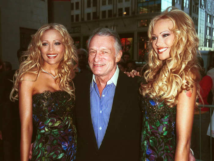 Mandy and Sandy Bentley dated Hefner from 1999 to 2000.