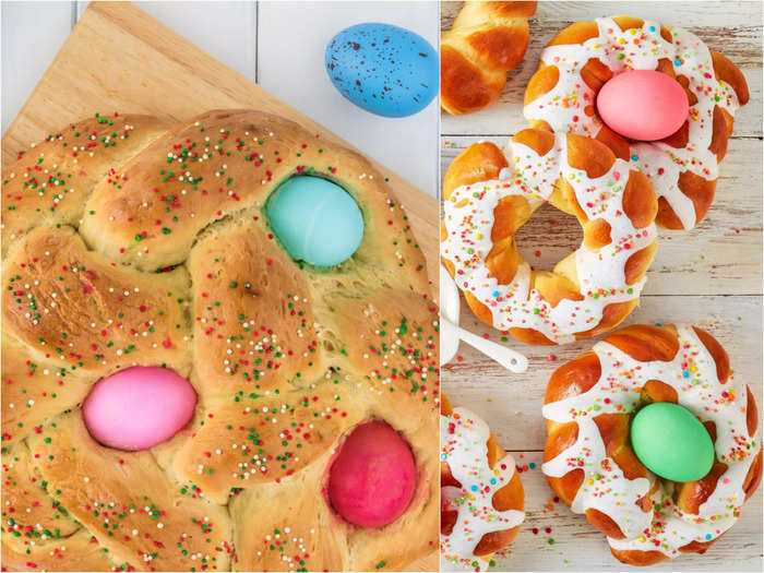 Italian Easter bread is a sweet bread enjoyed around Italy and by Italian Americans, with many renditions.