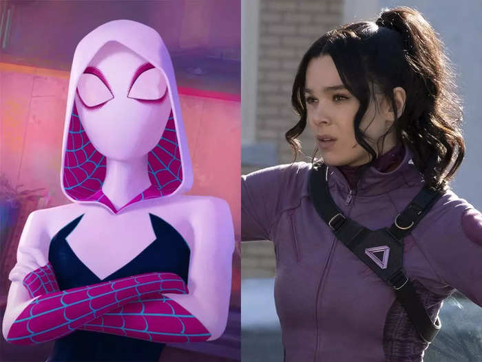 Academy Award nominee Hailee Steinfeld has portrayed two popular Marvel characters: Gwen Stacy/Spider-Woman and Kate Bishop.