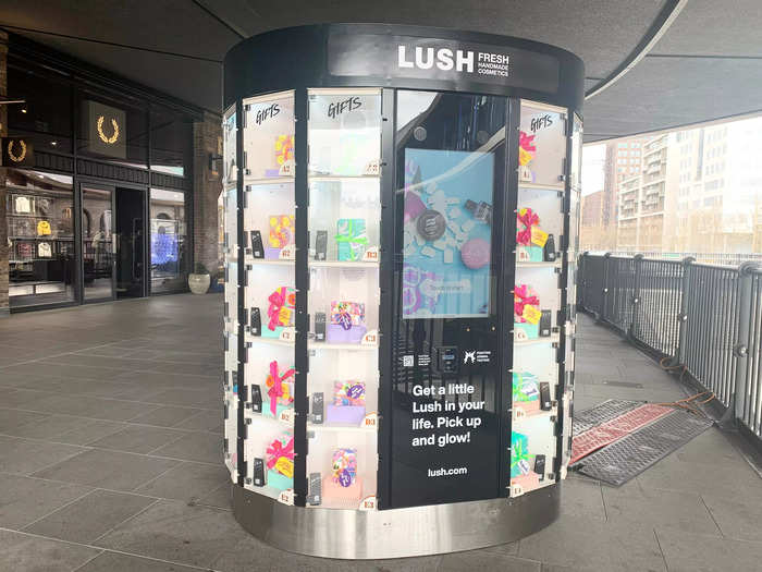 The machine is a nod to Lush