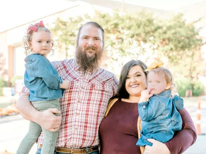 Here is Cidni, her husband Matt, and their two kids.