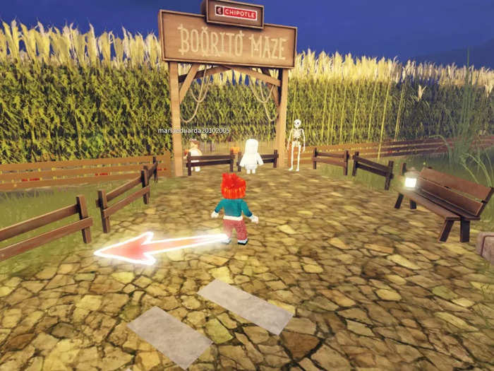 I walked around the corn maze a bit.