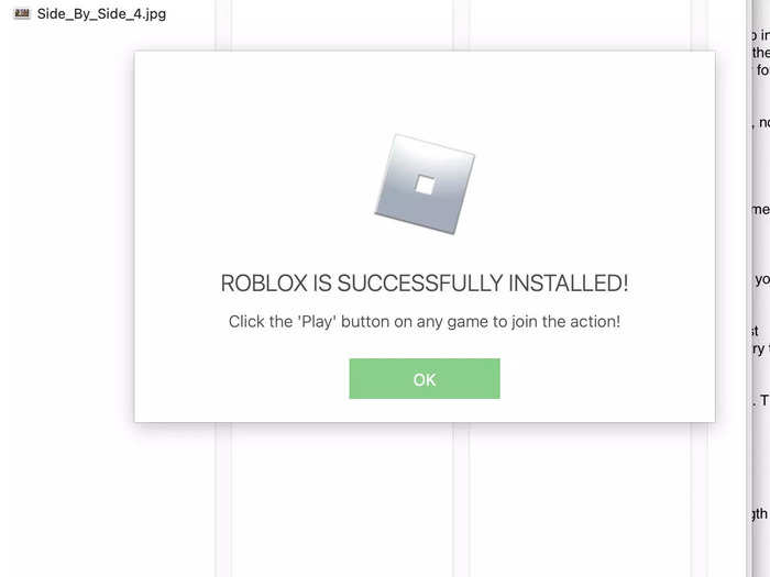 I preemptively closed Slack and Photoshop, correctly anticipating that Roblox would have my computer