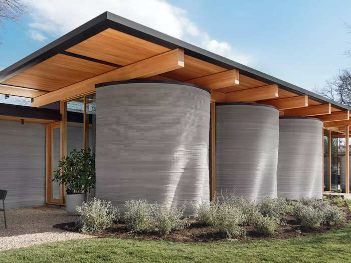 These curved walls make House Zero stand out from any traditional home, and would