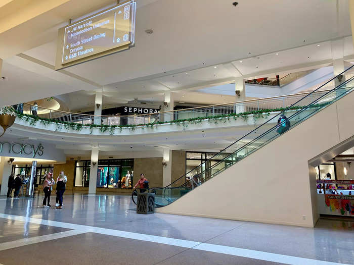 The mall is worth visiting as a destination, but it also shows the state of retail today.