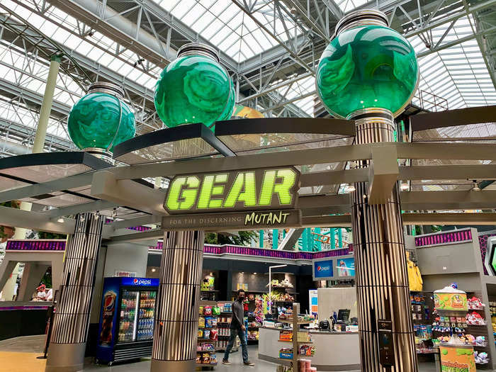 The rides were neatly integrated into the mall since there was no roped off area for ticket holders, and many rides had their own accompanying stores.