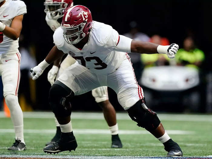 3. Houston Texans — Evan Neal, OT (Alabama)