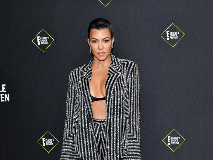 Her striped, sparkling suit dazzled at the 2019 People