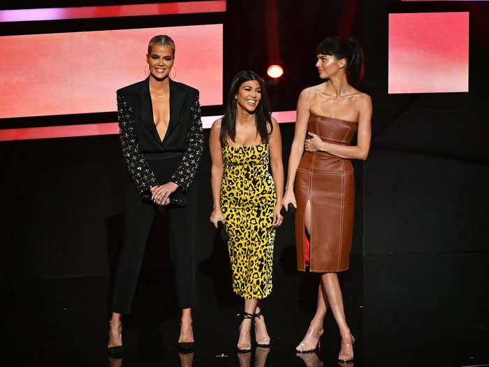 She stood out from her sisters onstage at the 2019 NBCUniversal Upfront event.