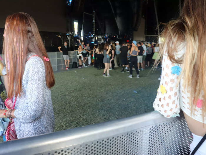 It can also be difficult to get close to the stage thanks to massive VIP sections, which are barred to regular patrons.