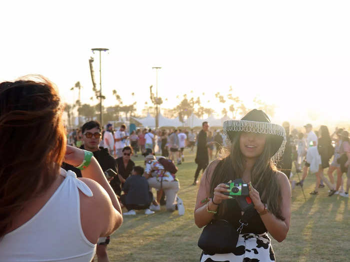 Cowboy hats and cow-print clothing were also popular options.