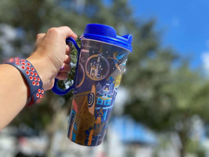 Invest in a refillable mug and popcorn bucket.