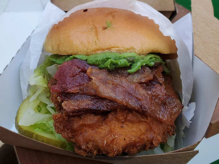 Avocado-bacon chicken sandwich — $8.89