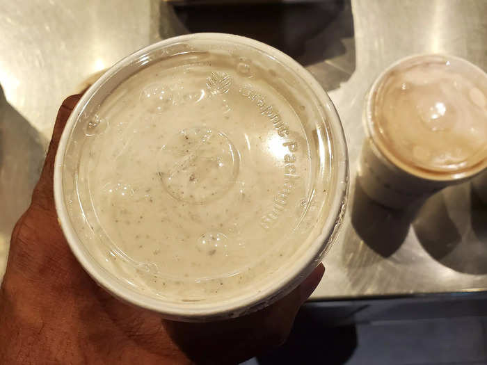 Cookies-and-cream shake — $5.49