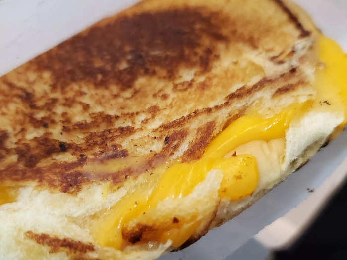 Grilled cheese — $4.39