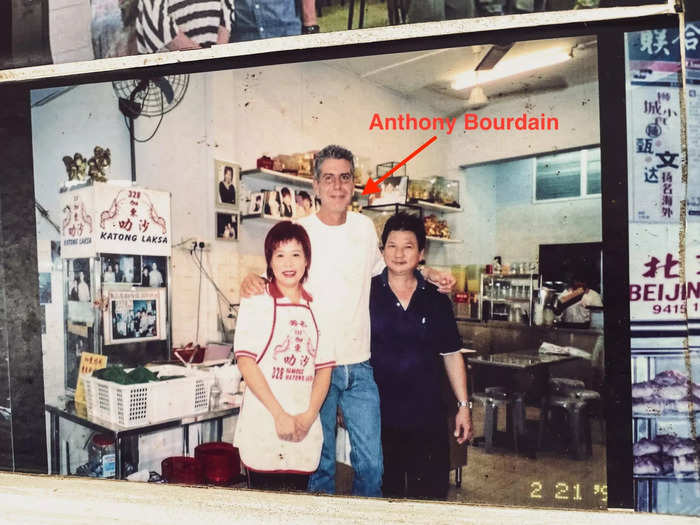 I found a photograph of the late Anthony Bourdain with Koh