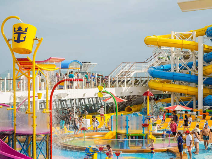 Deck 15 also has a water playground called Splashaway Bay.