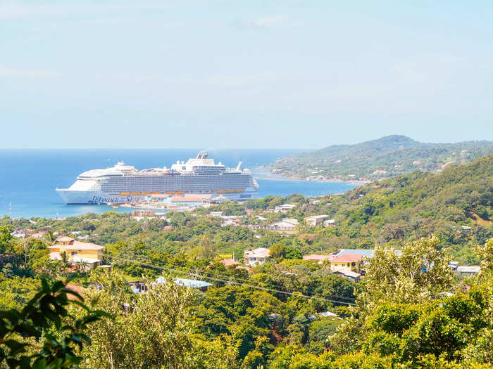 During my voyage, the ship sailed to Roatán, Honduras; Cozumel and Costa Playa in Mexico; as well as Royal Caribbean