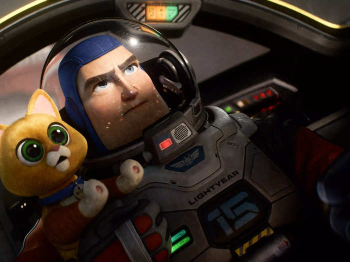 Buzz has a robot companion cat in the movie named Sox.