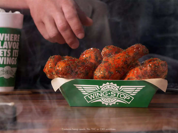 Wingstop just launched its new "Blazed & Glazed" wing flavor for 4/20, which will be in stores through April 22.