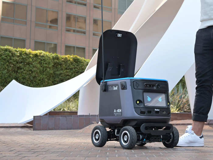 Around the same time, Chick-fil-A began testing robot deliveries in California via Kiwibot.