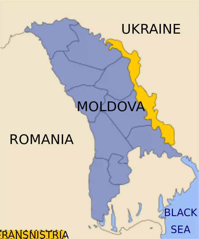 A map of Transnistria