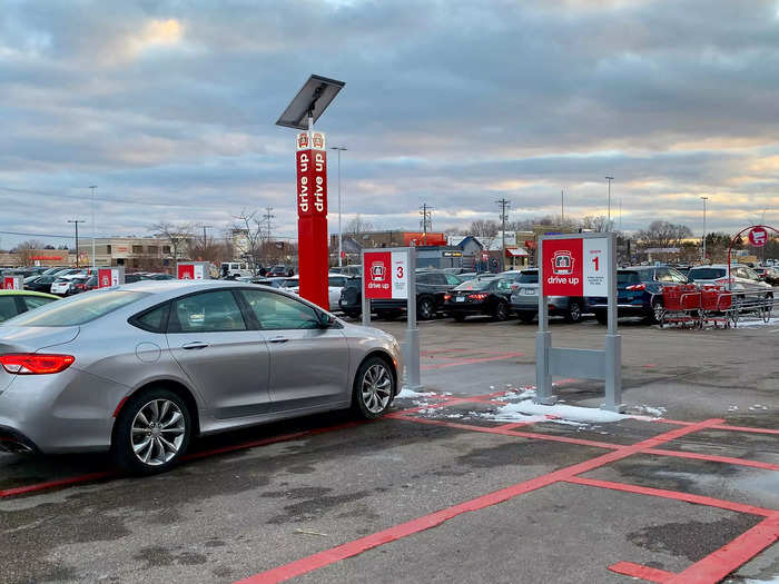 Target has invested in curbside pickup in the last few years, even testing out adding Starbucks drinks to the service.