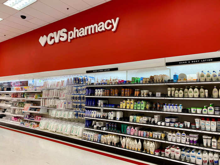 The CVS inside the store was located right next to the mini Ulta.