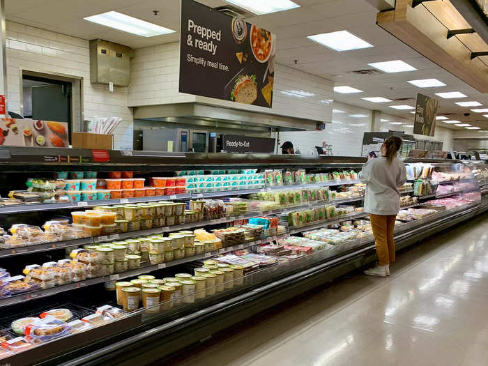 I was surprised to find that the bakery, deli, and prepared food sections reminded me of Wegmans in their setup and selection.