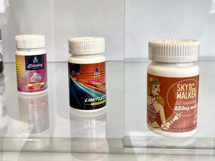 The edible psychedelics came in four forms: chocolates, hard candies, gummies, and capsules.