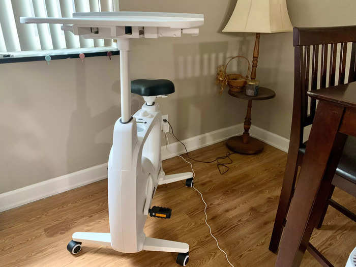 The model I got costs $350, which is a relatively low price for an exercise bike, especially with the addition of the desk that makes it much more likely I