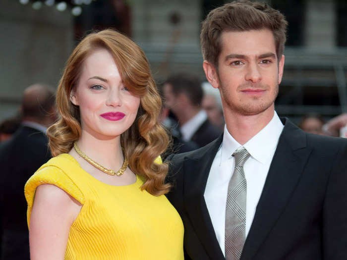 Like their "Amazing Spider-Man" characters, Andrew Garfield and Emma Stone also dated in real life.