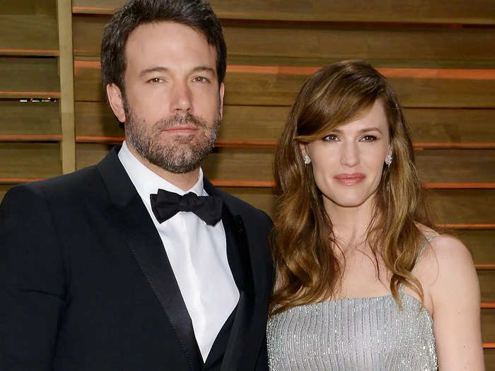 "Daredevil" costars Ben Affleck and Jennifer Garner wed in June 2005 and announced their split 10 years later.