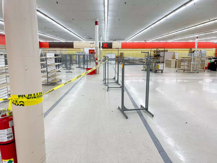 Inside, the Kmart felt cold and lifeless as it slowly waited for its imminent demise.