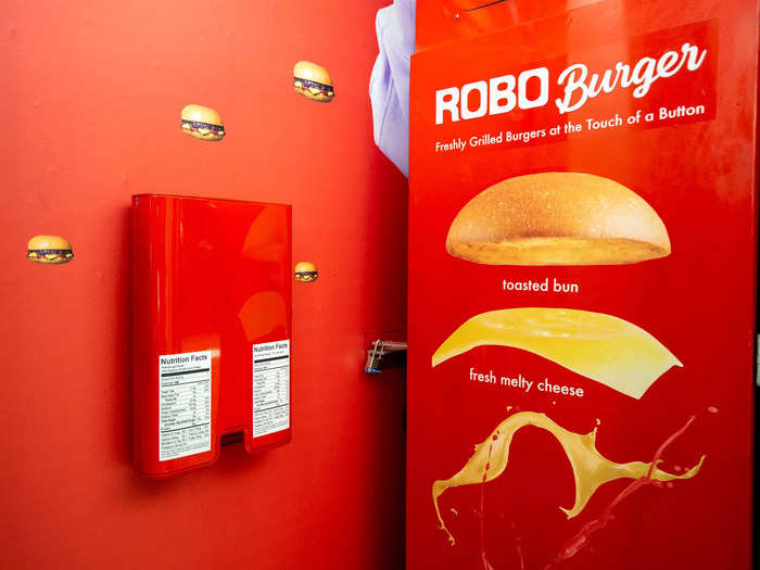 The Roboburger then follows all the typical burger cooking steps.