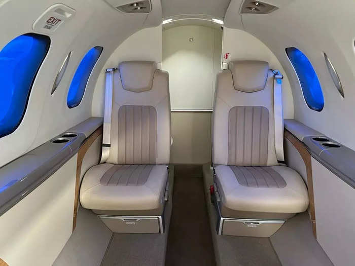 Amenities vary plane to plane, with smaller business aircraft like Volaris
