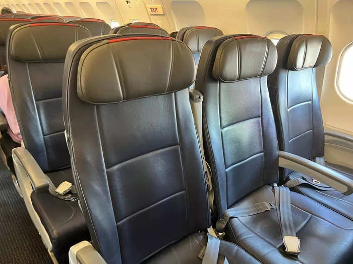 As far as the seat padding, it was nothing special compared to other carriers, though still plenty more comfortable than low-cost competitors like Spirit or Frontier.